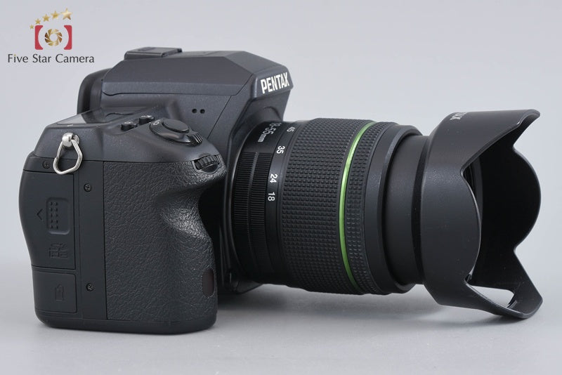 Pentax K-5 Black 16.3 MP Digital SLR Camera SMC DA 18-55 Lens w/ Box