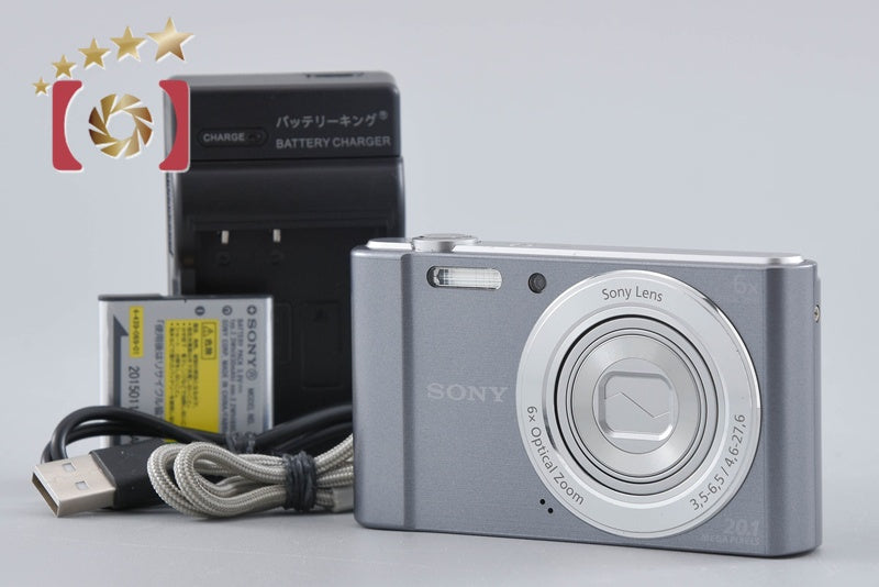 Sony Cyber-Shot DSC-W810 Silver 20.1 MP Digital Camera [Japanese Language Only]