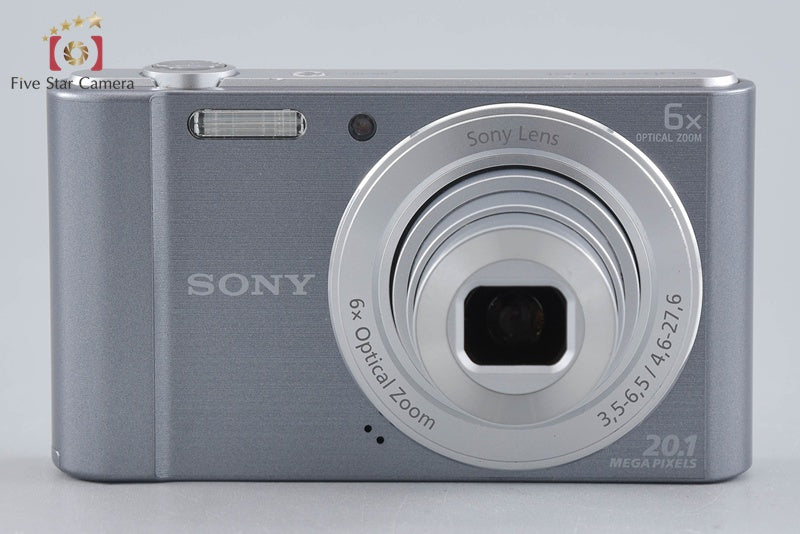 Sony Cyber-Shot DSC-W810 Silver 20.1 MP Digital Camera [Japanese Language Only]