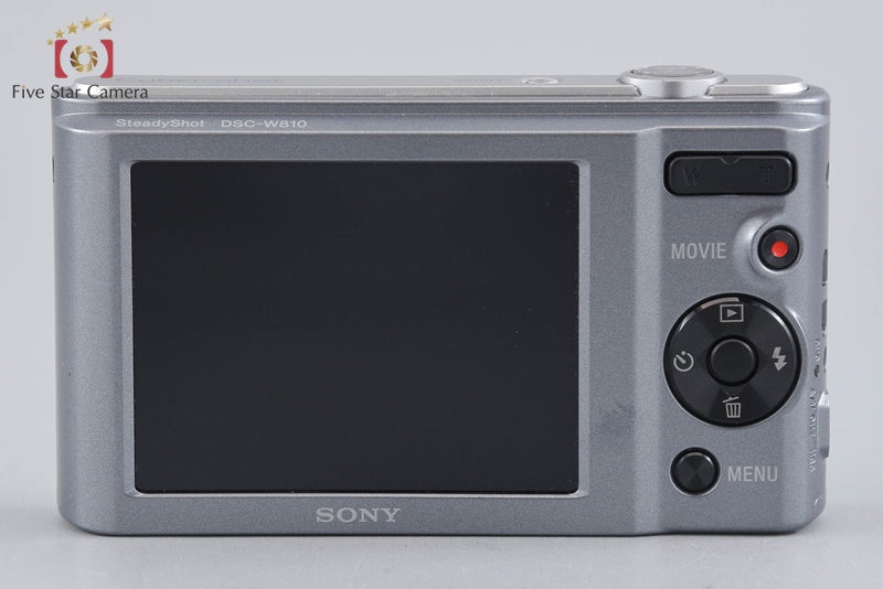 Sony Cyber-Shot DSC-W810 Silver 20.1 MP Digital Camera [Japanese Language Only]