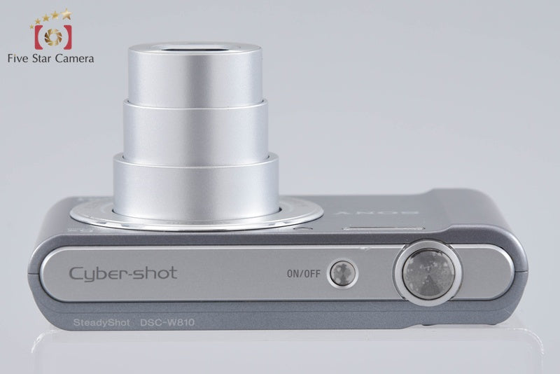 Sony Cyber-Shot DSC-W810 Silver 20.1 MP Digital Camera [Japanese Language Only]