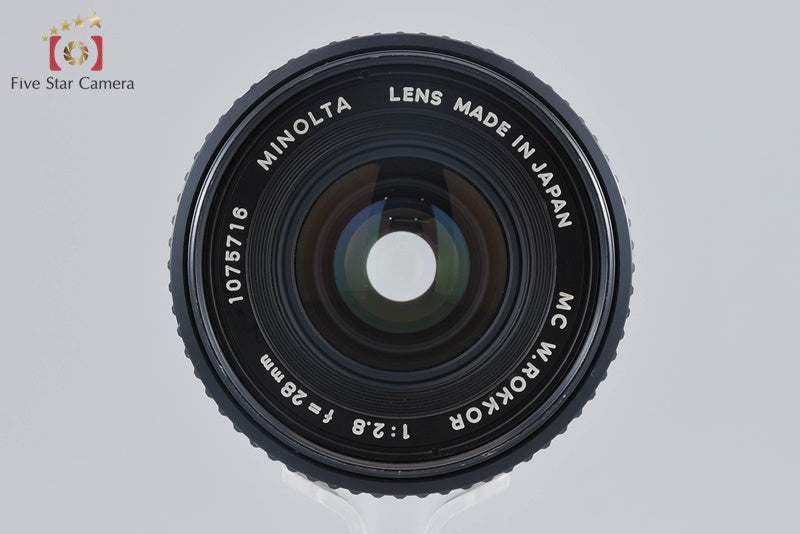 MINOLTA MC W.ROKKOR 28mm f/2.8