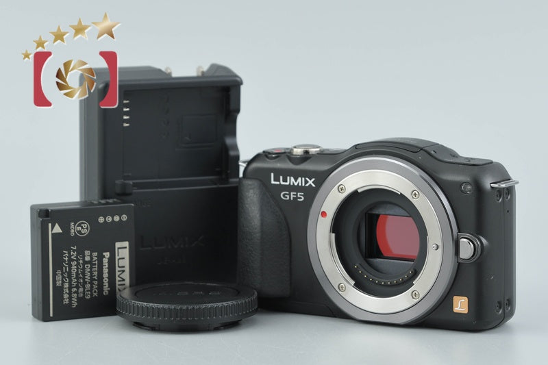 Panasonic LUMIX DMC-GF5 Black 12.1 MP Mirrorless Camera [Japanese Language Only]