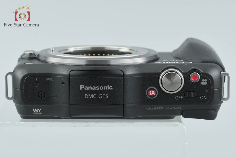 Panasonic LUMIX DMC-GF5 Black 12.1 MP Mirrorless Camera [Japanese Language Only]