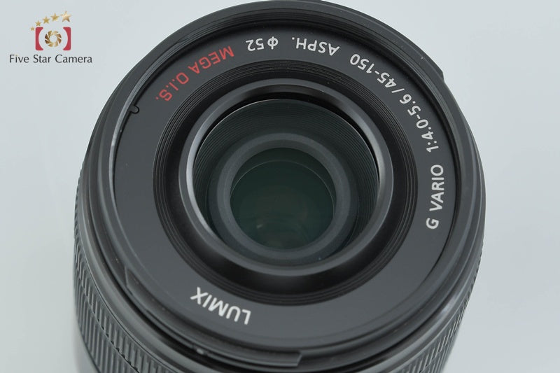 Panasonic LUMIX G VARIO 45-150mm f/4-5.6 ASPH. MEGA O.I.S. H-FS45150 Black