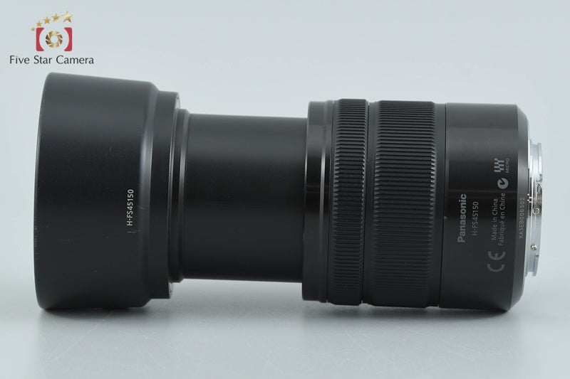 Panasonic LUMIX G VARIO 45-150mm f/4-5.6 ASPH. MEGA O.I.S. H-FS45150 Black