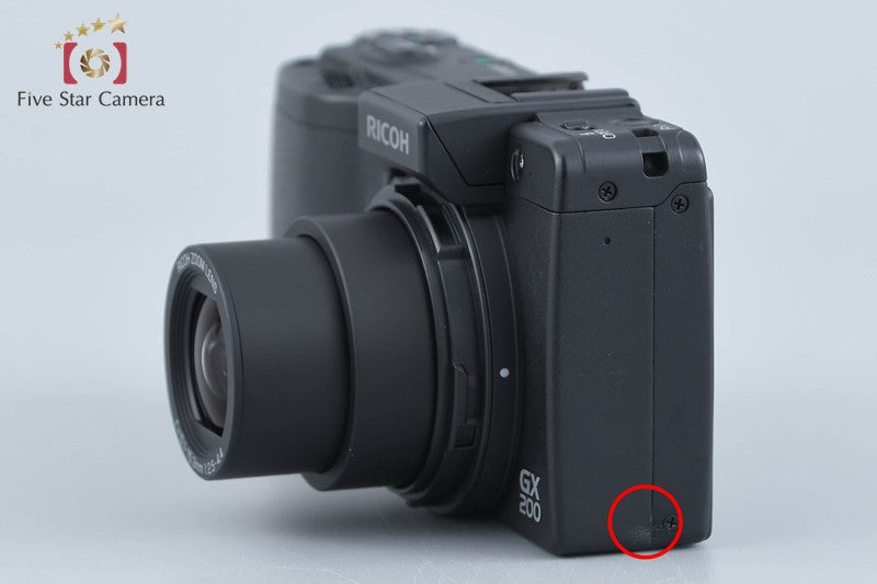 "Shutter count 3,803" Ricoh GX200 12.1 MP Digital Camera VF Kit