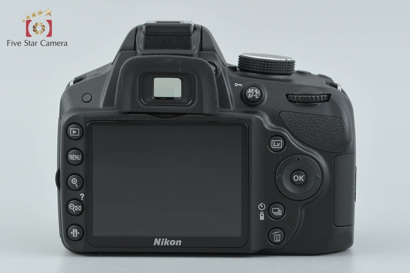 "Shutter count 285" Nikon D3200 Black 24.2 MP Digital SLR Camera Body