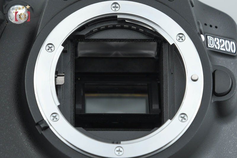 "Shutter count 285" Nikon D3200 Black 24.2 MP Digital SLR Camera Body