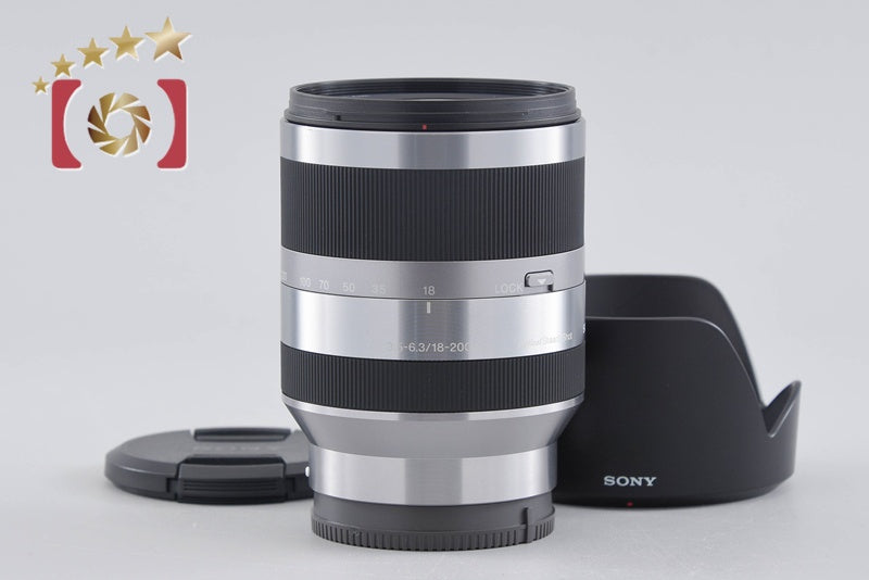 SONY E 18-200mm f/3.5-6.3 OSS SEL18200 Silver
