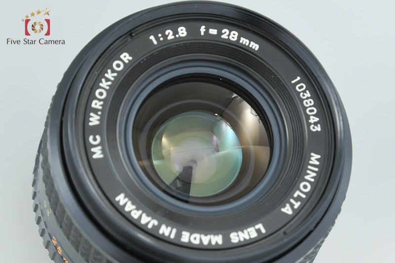 MINOLTA MC W.ROKKOR 28mm f/2.8