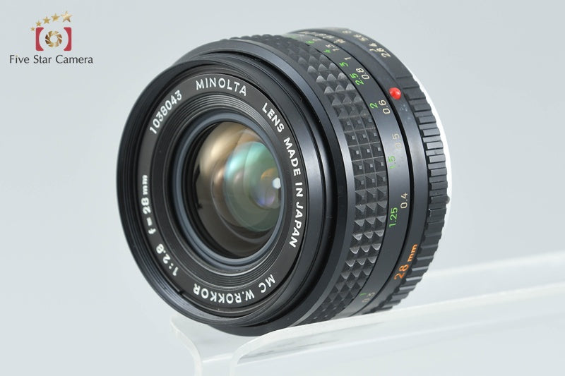 MINOLTA MC W.ROKKOR 28mm f/2.8