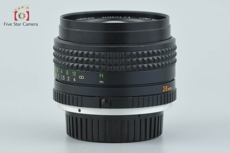MINOLTA MC W.ROKKOR 28mm f/2.8