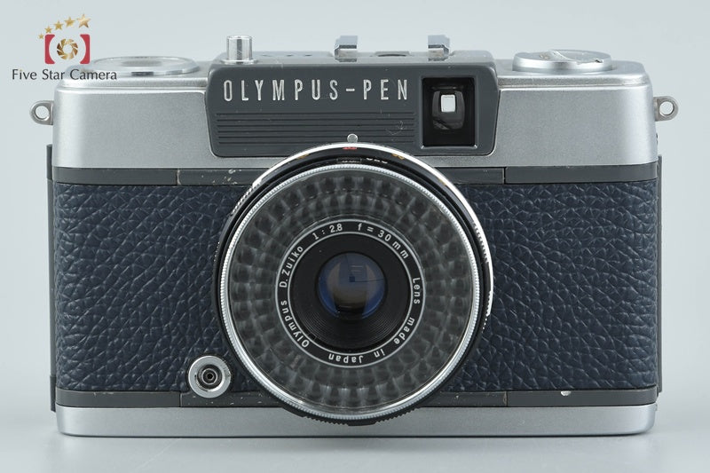 Olympus PEN EES-2 Navy 35mm Half Frame Film Camera D.Zuiko 30mm f/2.8