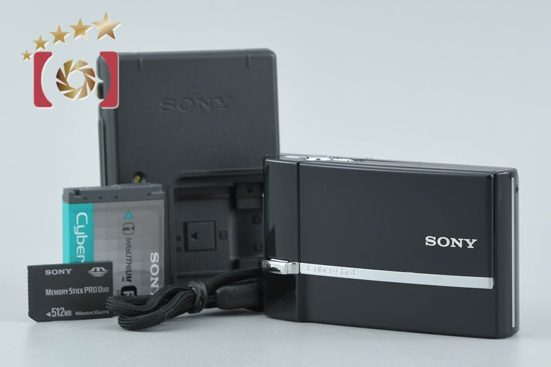 Sony Cyber-Shot DSC-T30 Black 7.2 MP Digital Camera [Japanese Language Only]
