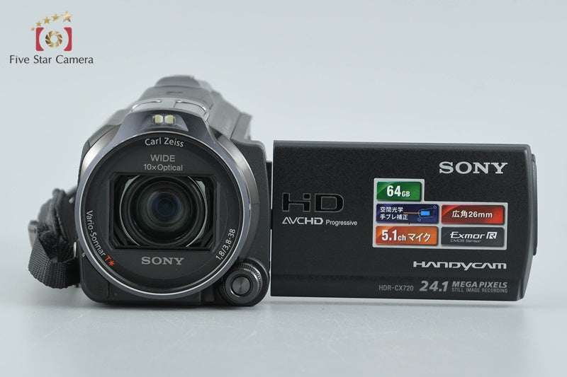 Sony Handycam HDR-CX720V Full HD Digital Camcorder [Japanese Language Only]