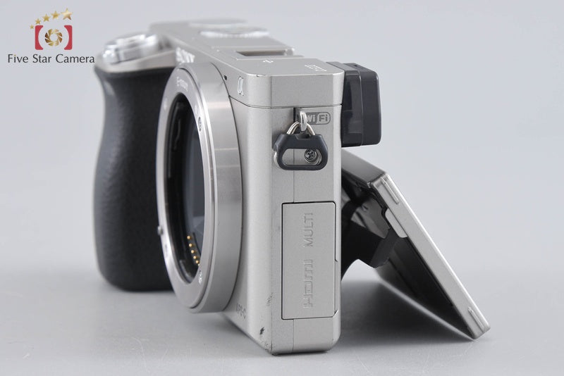 Sony Alpha α6000 ILCE-6000 Silver 24.3 MP Digital Camera [Multiple Languages]