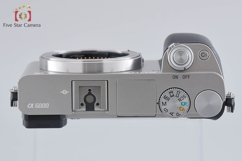 Sony Alpha α6000 ILCE-6000 Silver 24.3 MP Digital Camera [Multiple Languages]