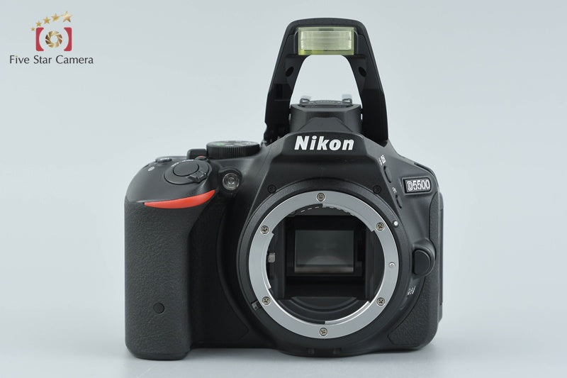 "Count 4,928" Nikon D5500 Black 24.2 MP Digital SLR Camera 18-55 VR II Lens