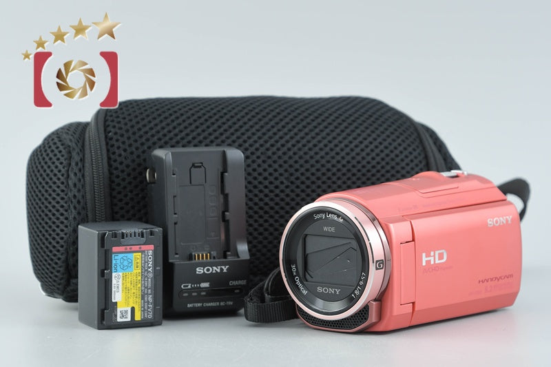 SONY HANDYCAM HDR-CX535 Pink Video Camcorder [Japanese Language Only]