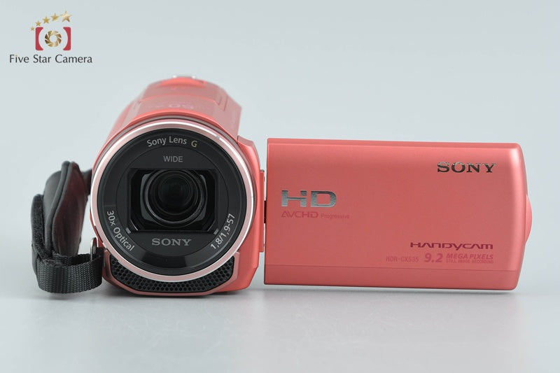 SONY HANDYCAM HDR-CX535 Pink Video Camcorder [Japanese Language Only]