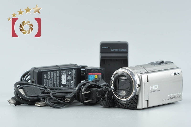 Sony HANDYCAM HDR-CX590V Silver Video Camcorder [Japanese Language Only]