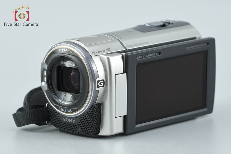 Sony HANDYCAM HDR-CX590V Silver Video Camcorder [Japanese Language Only]