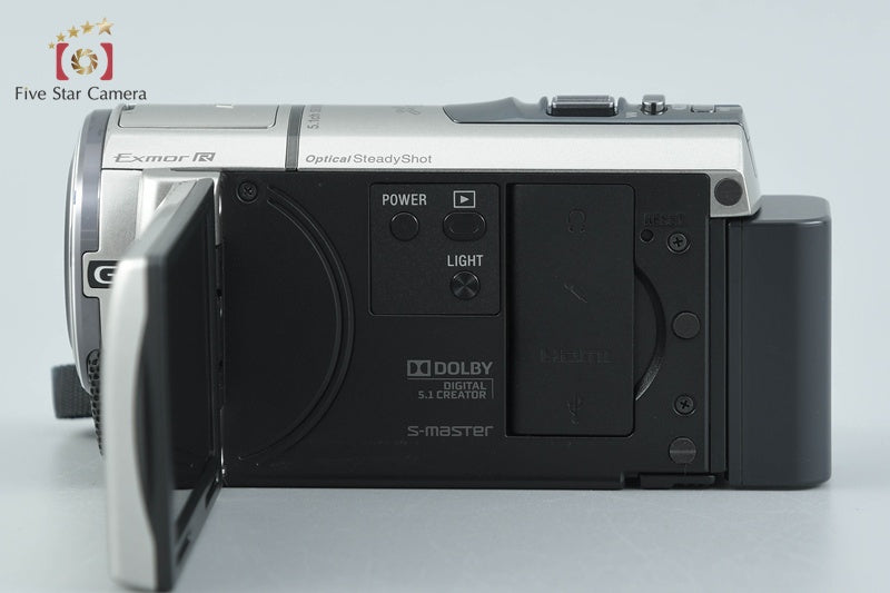 Sony HANDYCAM HDR-CX590V Silver Video Camcorder [Japanese Language Only]
