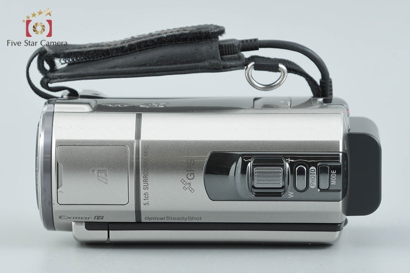 Sony HANDYCAM HDR-CX590V Silver Video Camcorder [Japanese Language Only]