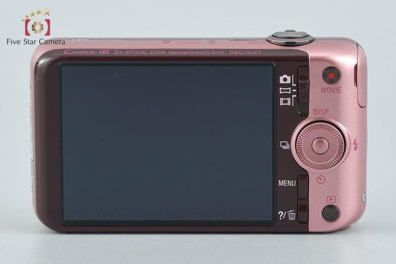 Sony Cyber-shot DSC-WX7 Pink 16.2 MP Digital Camera [Japanese Language Only]