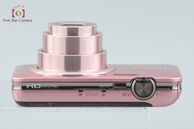Sony Cyber-shot DSC-WX7 Pink 16.2 MP Digital Camera [Japanese Language Only]