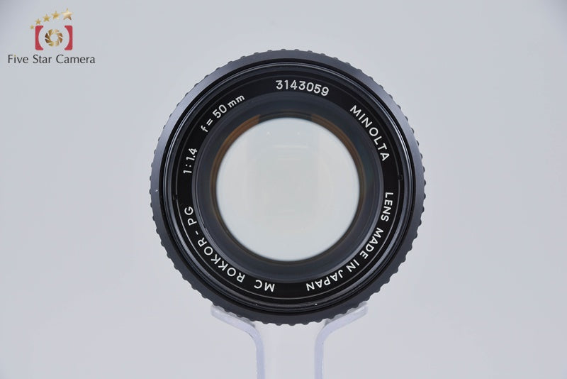 Minolta MC ROKKOR-PG 50mm f/1.4