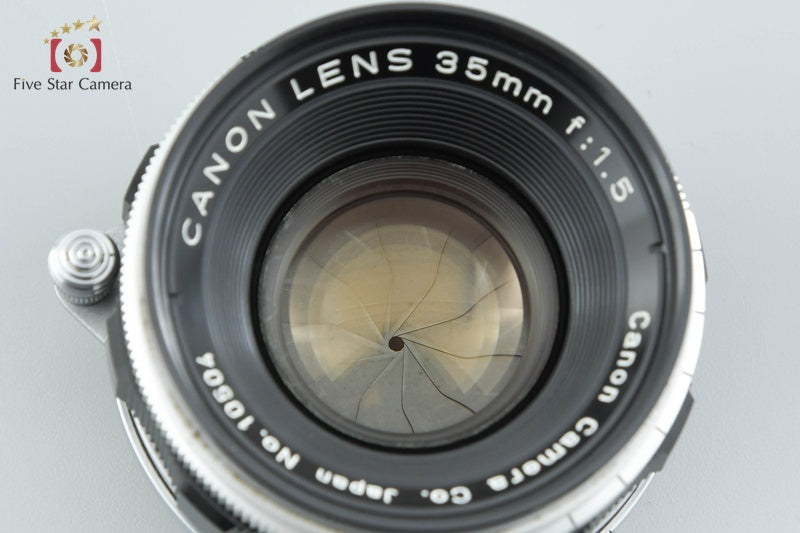 Canon 35mm f/1.5 L39 LTM Leica Thread Mount Lens