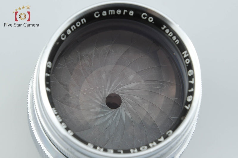 Canon 85mm f/1.9 L39 LTM Leica Thread Mount Lens w/ 85mm Viewfinder