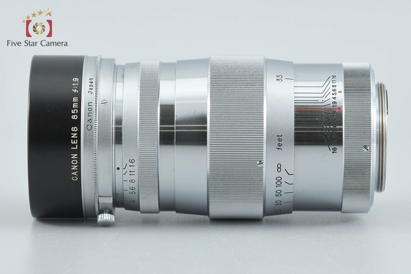 Canon 85mm f/1.9 L39 LTM Leica Thread Mount Lens w/ 85mm Viewfinder