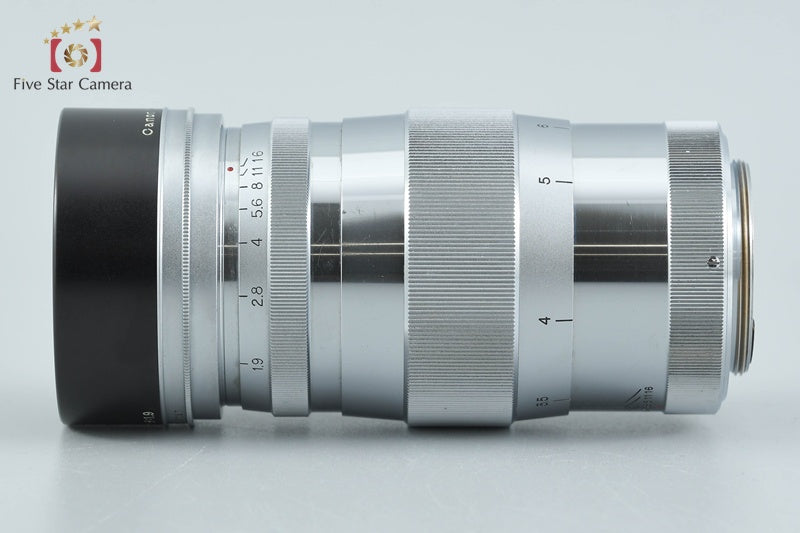 Canon 85mm f/1.9 L39 LTM Leica Thread Mount Lens w/ 85mm Viewfinder