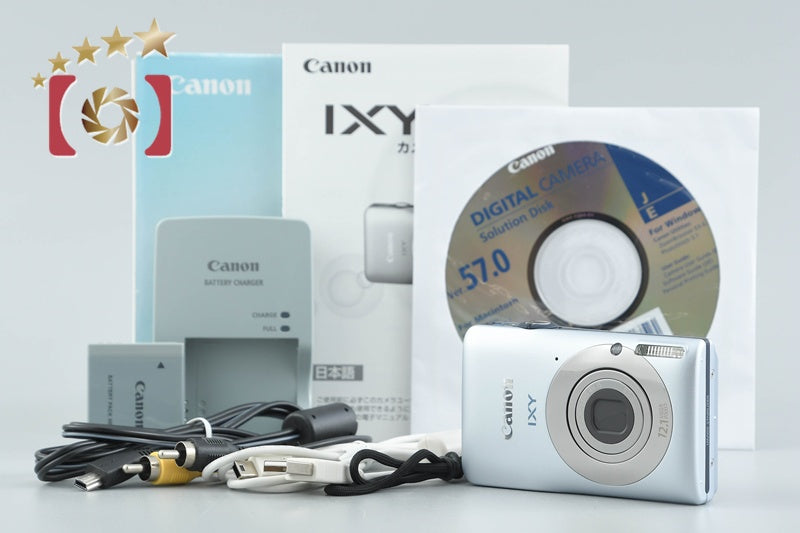 Canon IXY 200F Silver 12.1 MP Digital Camera w/ Box