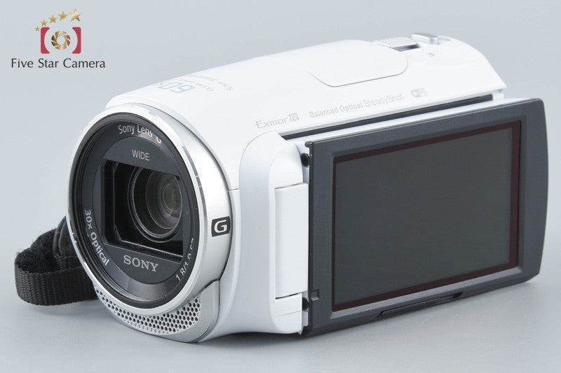 SONY HDR-PJ670 White Full HD Digital Camcorder [Multiple Languages]