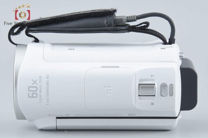 SONY HDR-PJ670 White Full HD Digital Camcorder [Multiple Languages]