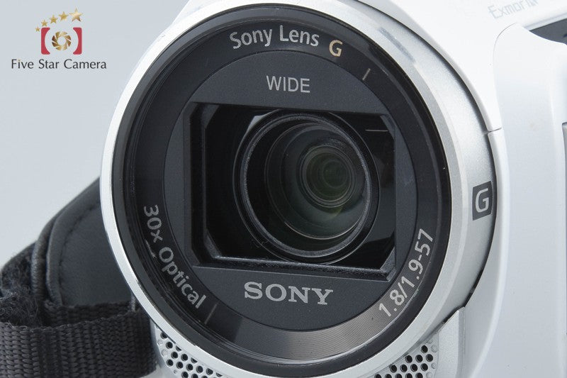 SONY HDR-PJ670 White Full HD Digital Camcorder [Multiple Languages]