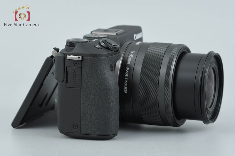 Canon EOS M3 Black 24.2 MP Digital Camera 15-45 Lens w/ Box
