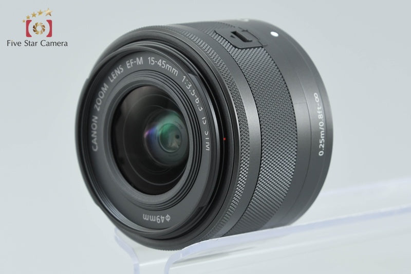 Canon EOS M3 Black 24.2 MP Digital Camera 15-45 Lens w/ Box