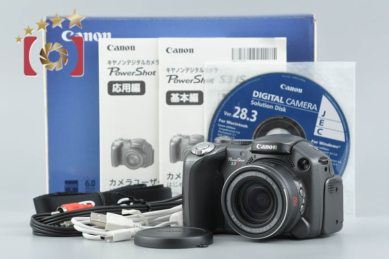 Canon PowerShot S3 IS 6.0 MP Digital Camera w/ Box
