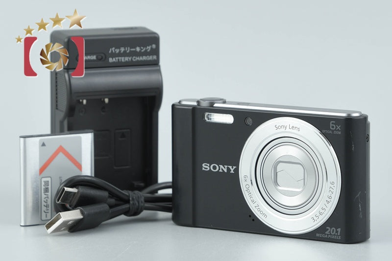 Sony Cyber-Shot DSC-W810 Black 20.1 MP Digital Camera [Japanese Language Only]