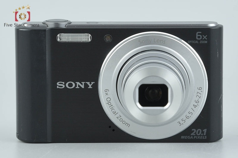 Sony Cyber-Shot DSC-W810 Black 20.1 MP Digital Camera [Japanese Language Only]