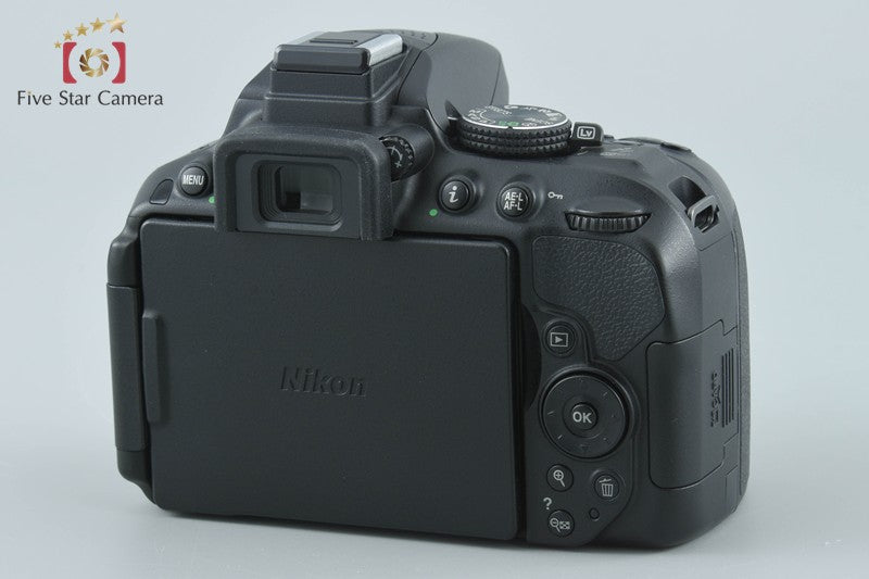 Nikon D5300 Black 24.2 MP DSLR Camera AF-P 18-55 70-300 VR Lenses