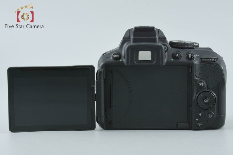 Nikon D5300 Black 24.2 MP DSLR Camera AF-P 18-55 70-300 VR Lenses