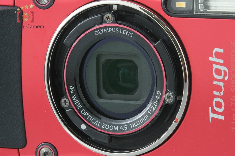 Olympus STYLUS TG-4 Tough Red 16.0 MP Digital Camera