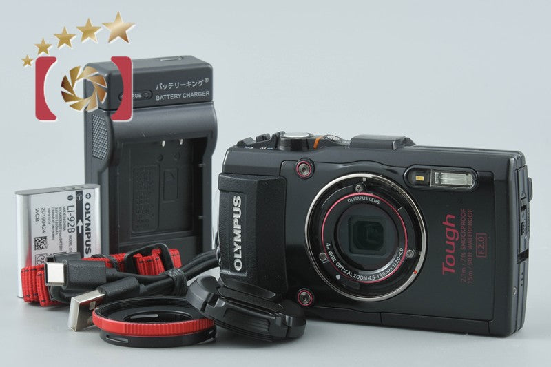 "Shutter count 2,814" Olympus STYLUS TG-4 Tough Black 16.0 MP Digital Camera