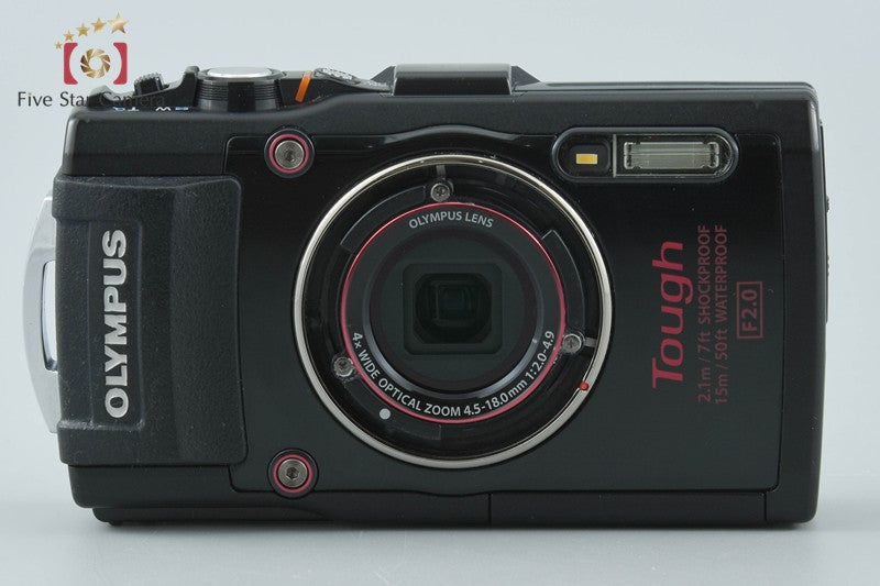 "Shutter count 2,814" Olympus STYLUS TG-4 Tough Black 16.0 MP Digital Camera